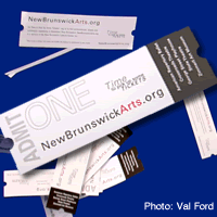 Admit One to NewBrunswickArts.org Admit One to NewBrunswickArts.org
