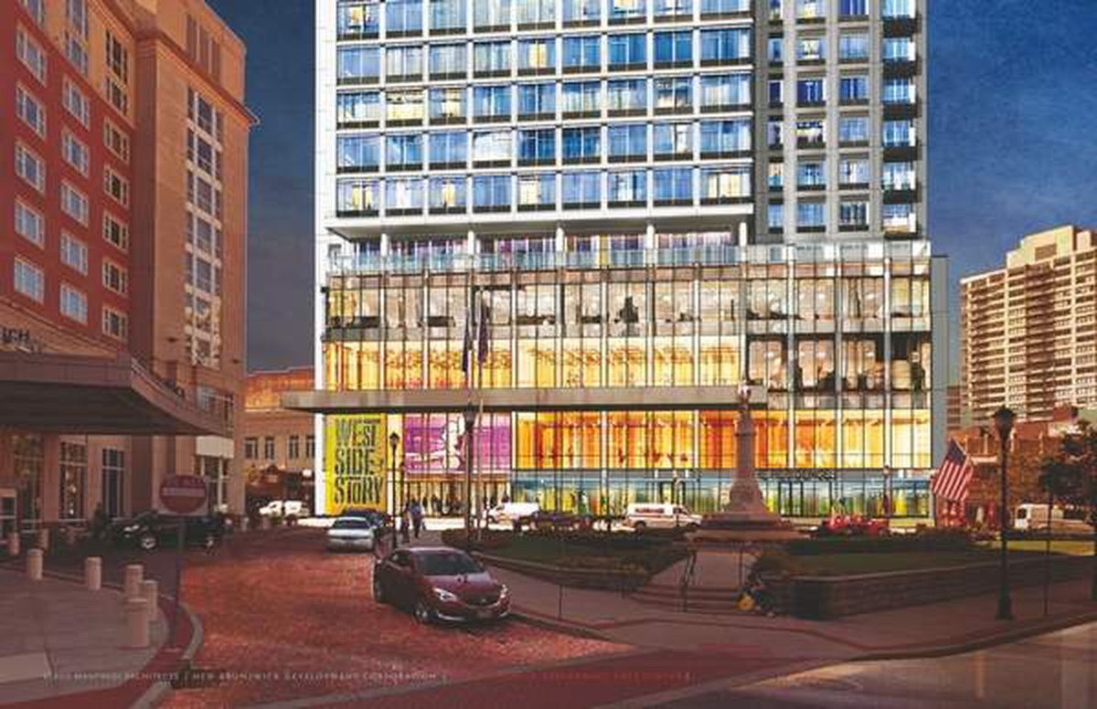 A rendering of the New Brunswick Performing Arts Center's main retail floors. - (Photo / NEW BRUNSWICK DEVELOPMENT CORP.)